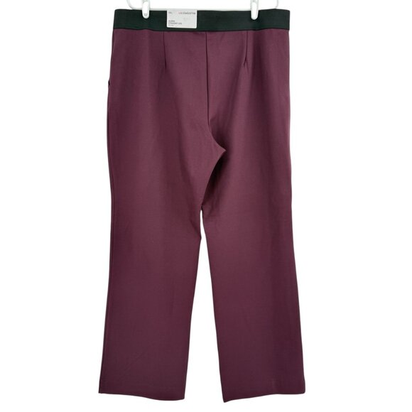 Liz Claiborne Women's Audra Wine Straight Leg Pull-on Stretch Pants Size XXL NWT - Picture 2 of 11